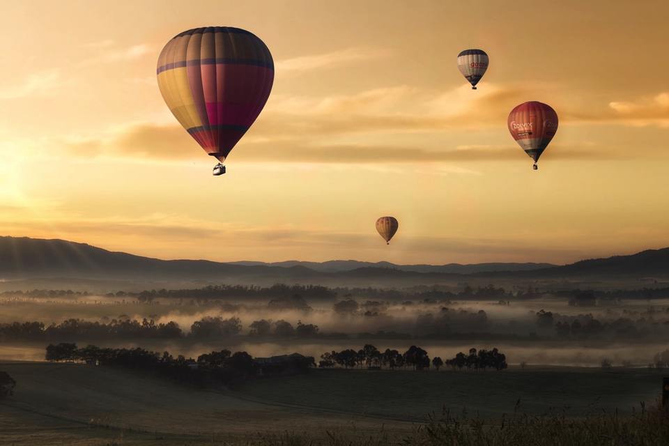 Ride in a hot air balloon